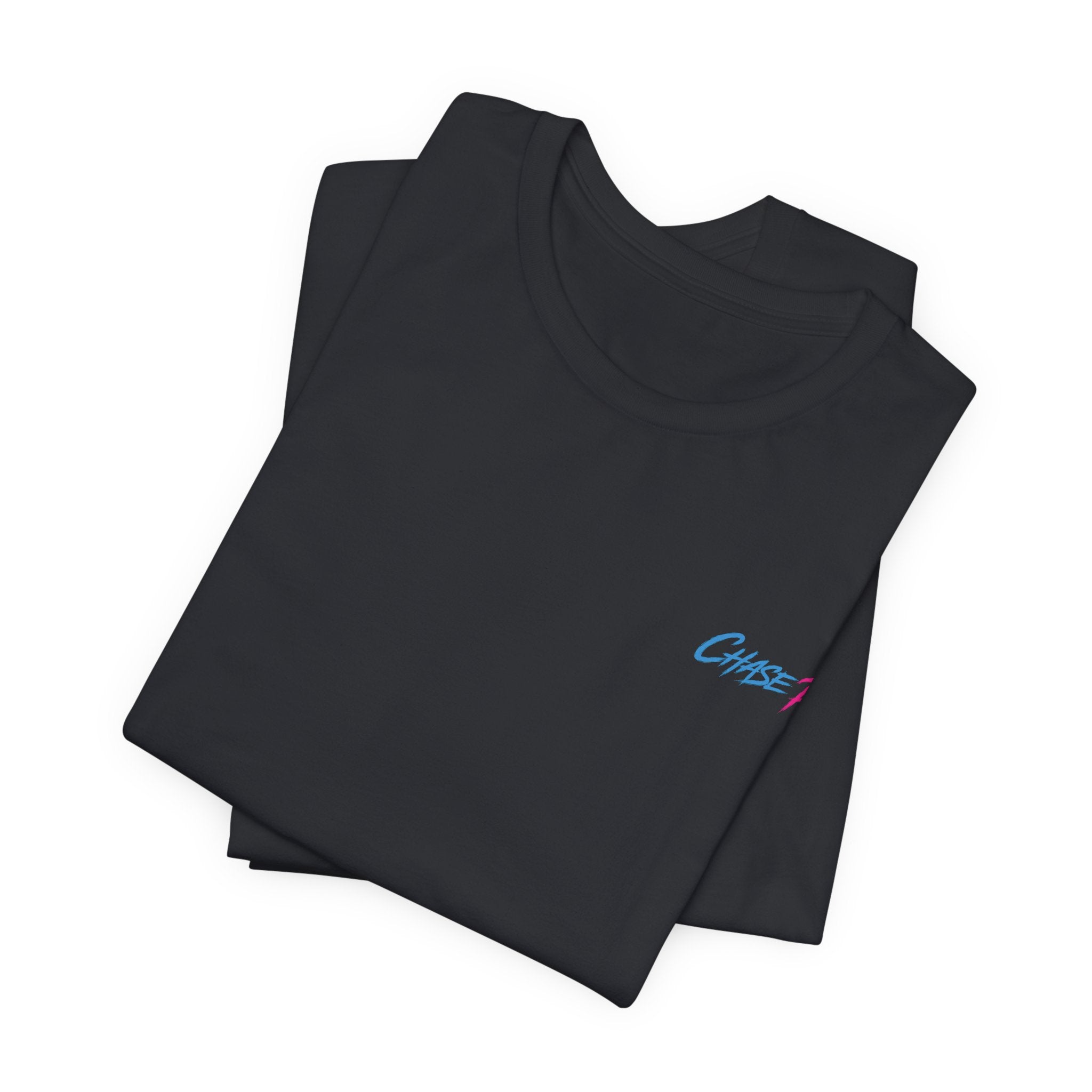 Chase Pain Original Uni Sex 2 Tone Tee with Side arm Motivational quote