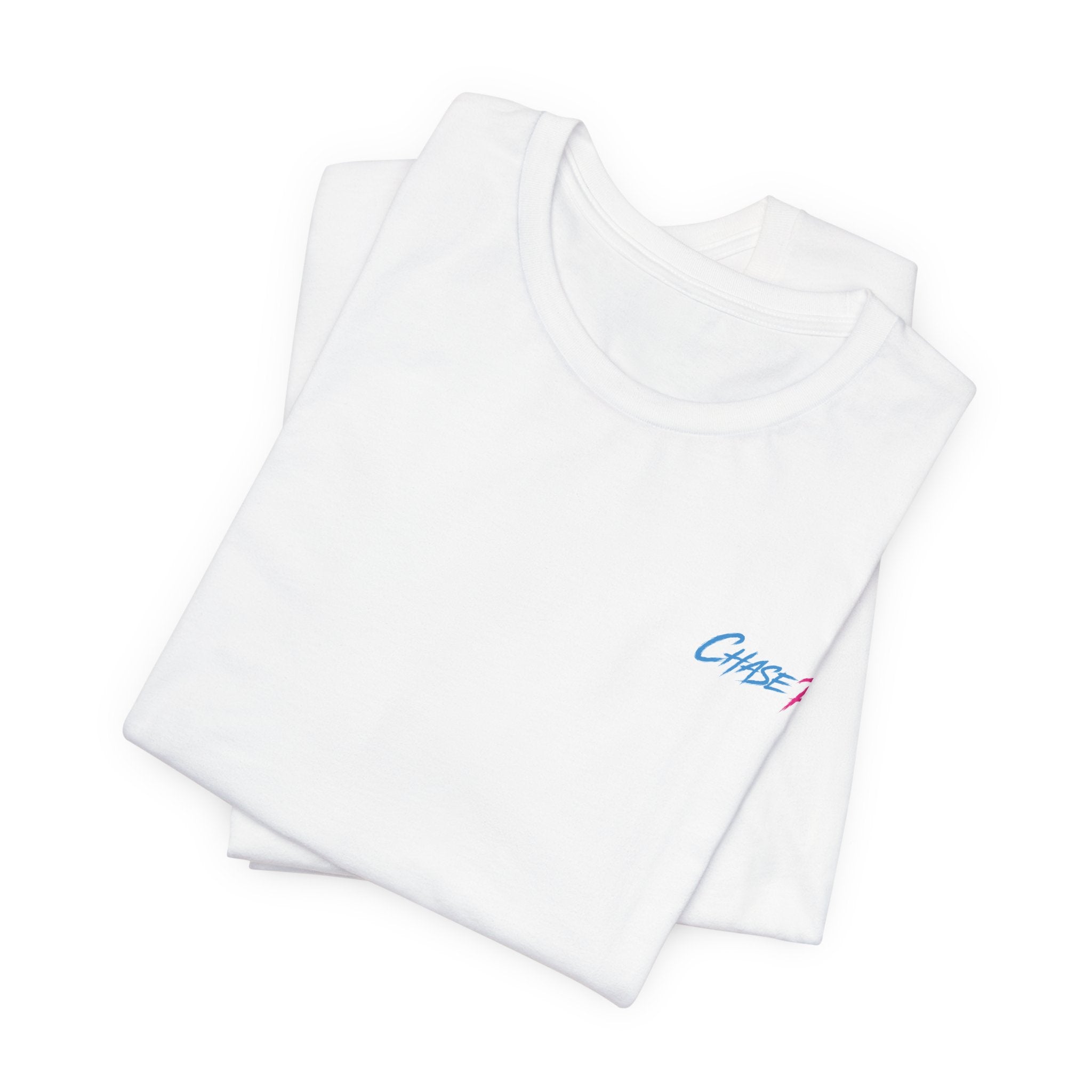 Chase Pain Original Uni Sex 2 Tone Tee with Side arm Motivational quote
