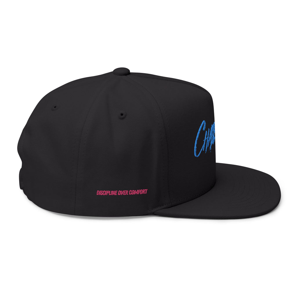Chase Pain Signature Cap. Original with quote Discipline Over Comfort