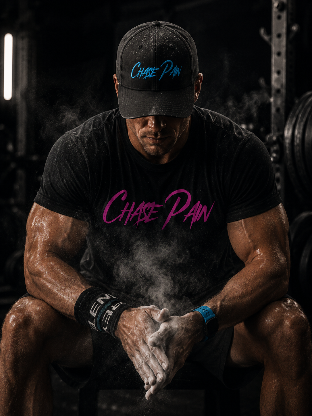 Chase Pain Blue Signature Embroidered Cap