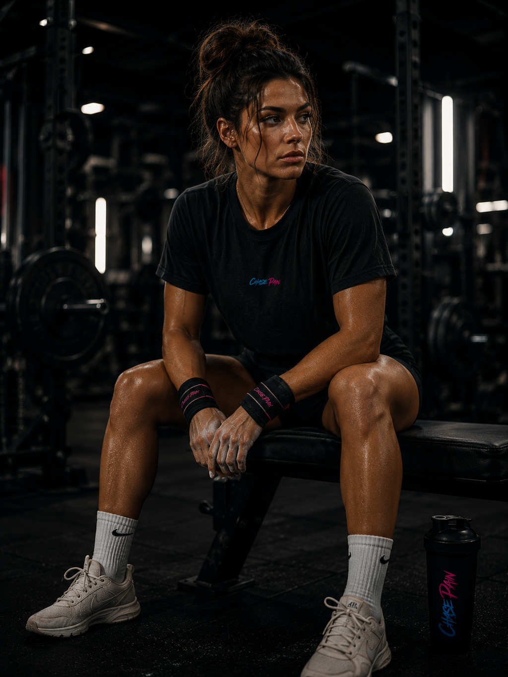 Chase Pain Uni Sex Two Tone Graphic Tee