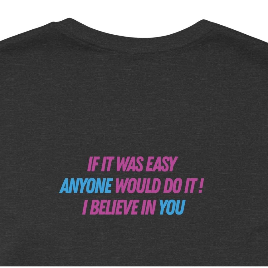 Chase Pain Motivational Quote. Uni Sex tee