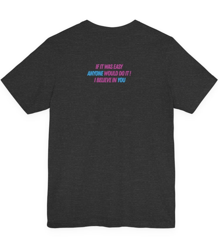Chase Pain Motivational Quote. Uni Sex tee