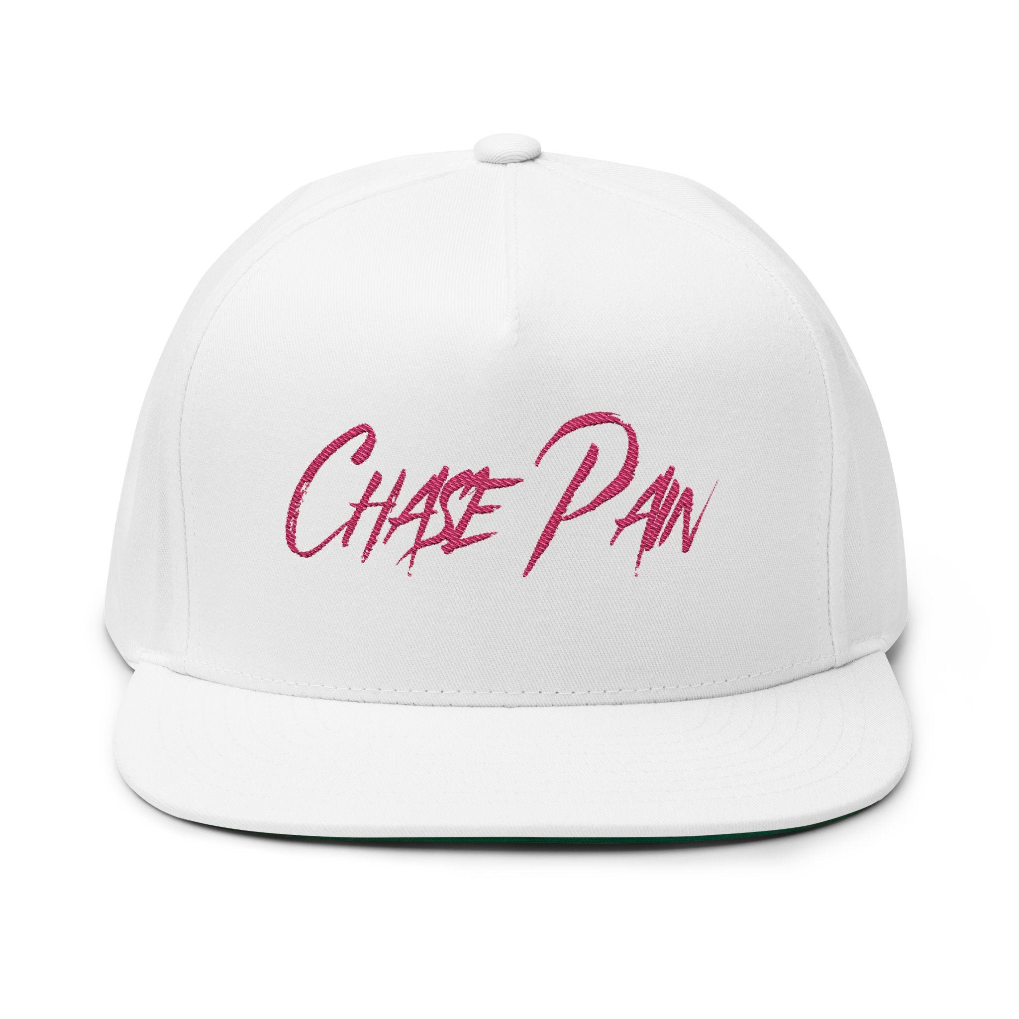 Chase Pain Signature Embroidered Flat Bill Cap
