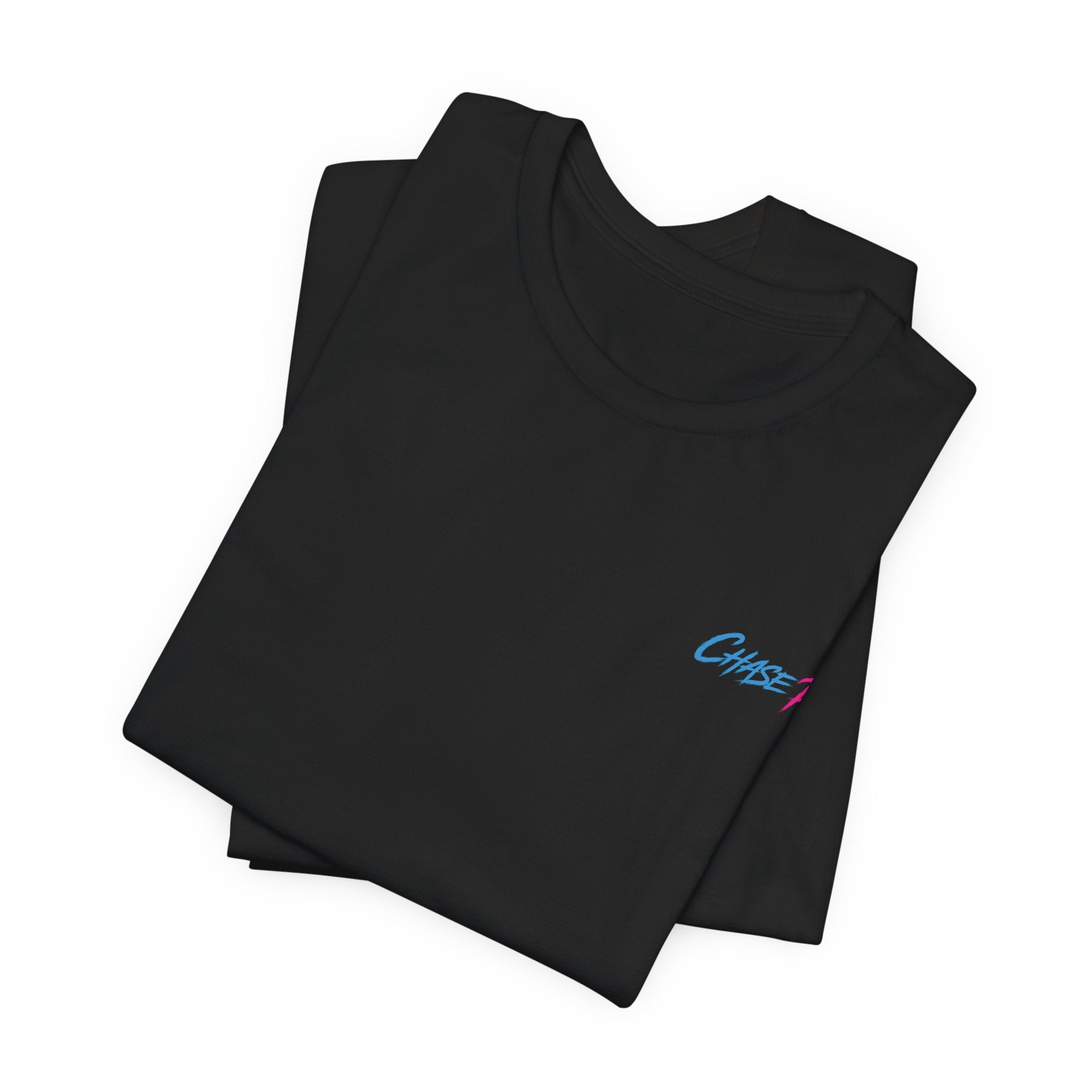 Chase Pain Original Uni Sex 2 Tone Tee with Side arm Motivational quote