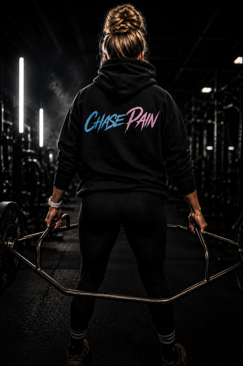 Chase Pain Uni Sex Hoodie | Two Tone Motivational Original